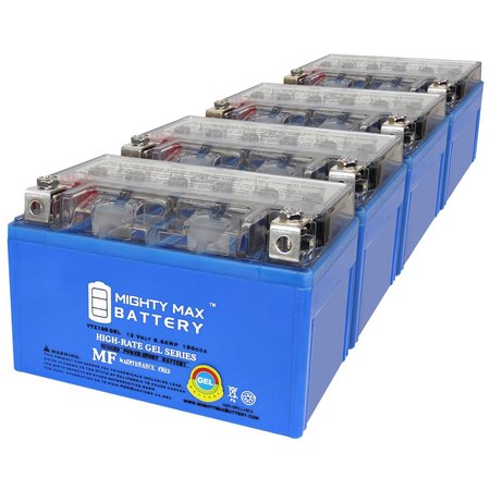 YTZ10SGEL 12V 8.6AH GEL Replacement Battery compatible with Suzuki GSX-S1000 A F FA 18 - 4PK -  MIGHTY MAX BATTERY, MAX4024475